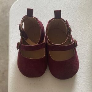Old Navy Kids Maroon Mary Jane Shoes